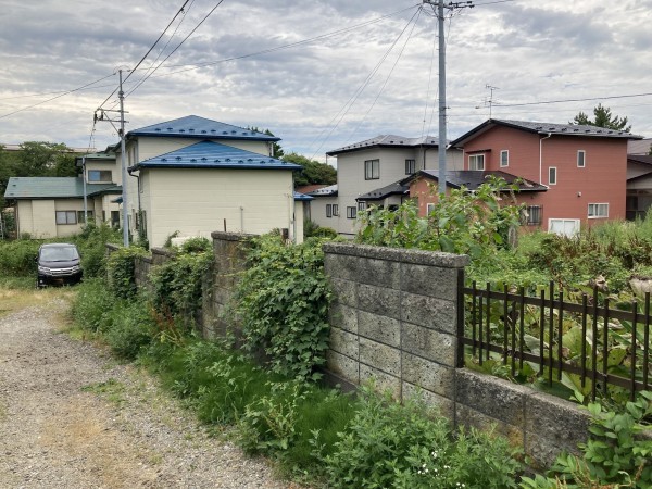 秋田市楢山南新町上丁、土地の画像です