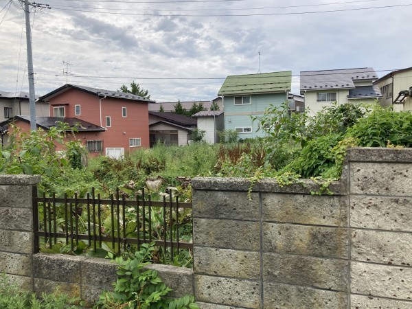 秋田市楢山南新町上丁、土地の画像です