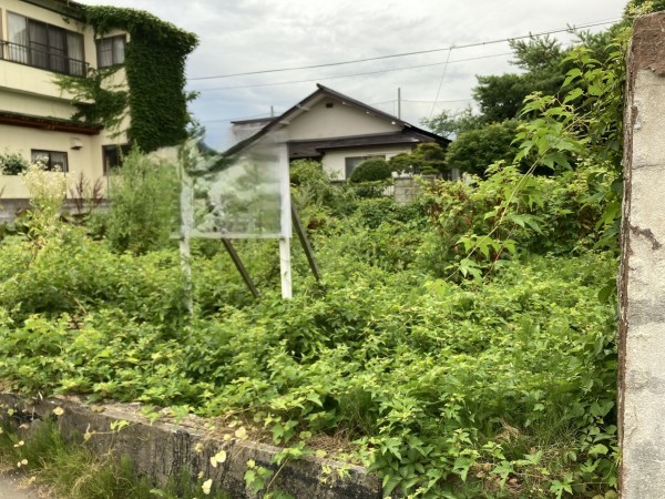 秋田市楢山南新町上丁、土地の画像です