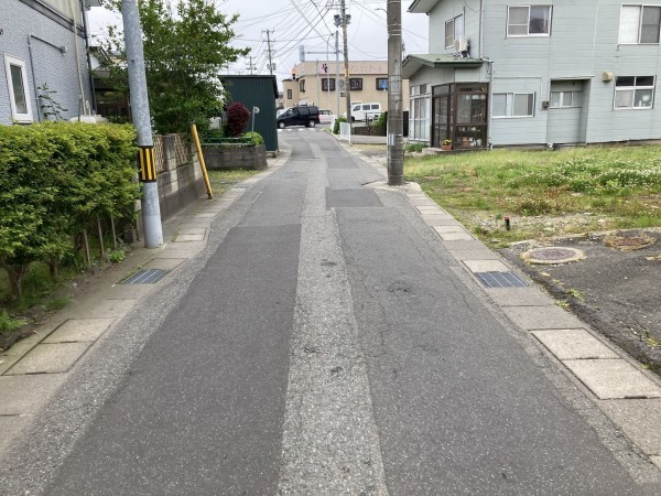 秋田市牛島東、土地の画像です