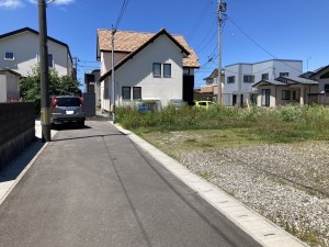 秋田市手形、土地の画像です