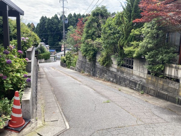 秋田市寺内児桜、土地の画像です