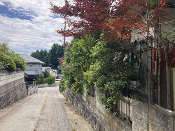 秋田市寺内児桜、土地の画像です