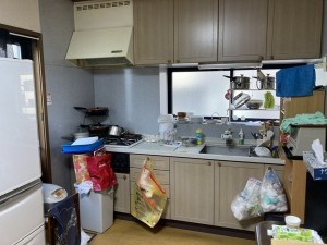 秋田市下新城長岡、中古一戸建てのキッチン画像です