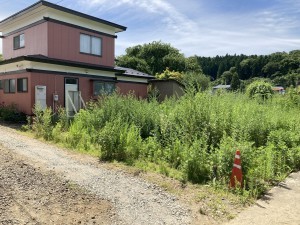 秋田市東通明田、土地の画像です