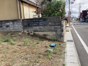 秋田市新屋元町、土地の画像です
