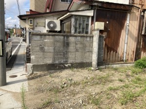 秋田市新屋元町、土地の画像です