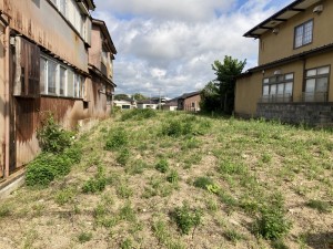 秋田市新屋元町、土地の画像です
