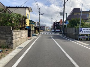 秋田市新屋元町、土地の画像です