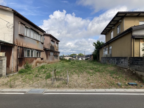 秋田市新屋元町、土地の画像です