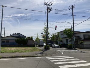 秋田市広面、土地の画像です