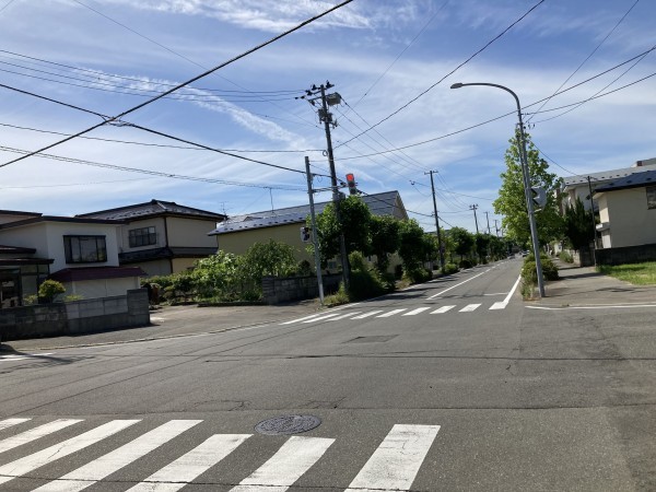 秋田市広面、土地の画像です