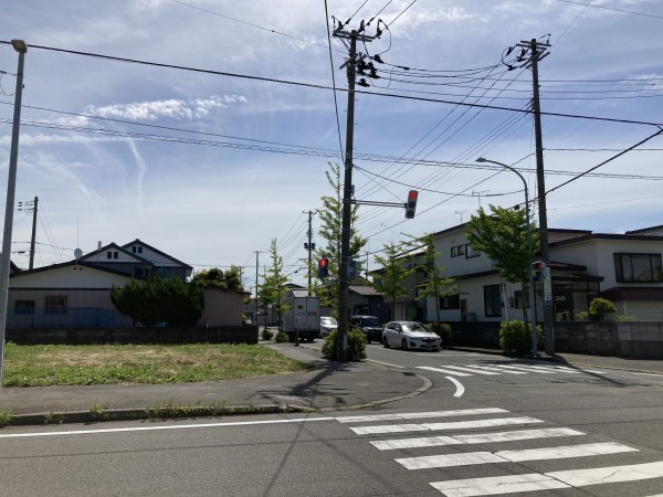 秋田市広面、土地の画像です