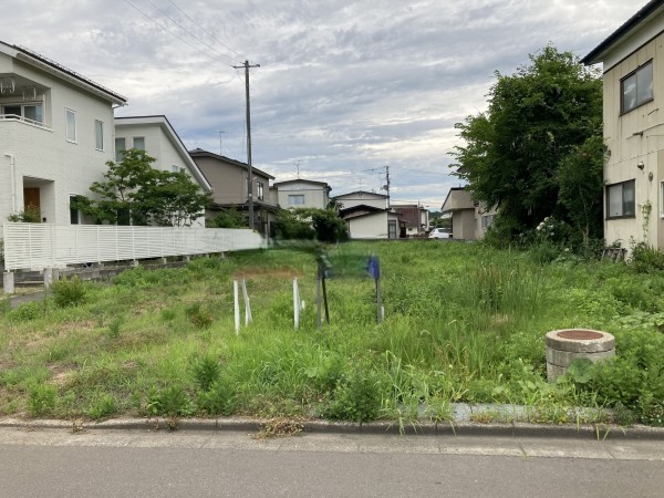 秋田市楢山南中町、土地の画像です