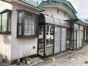 秋田市柳田、中古一戸建ての外観画像です