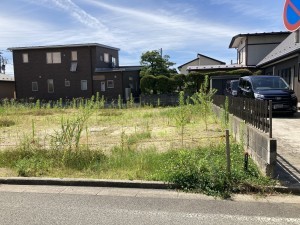 秋田市広面、土地の画像です