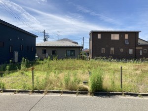 秋田市広面、土地の画像です