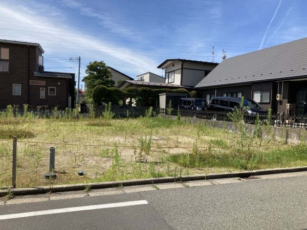 秋田市広面、土地の画像です