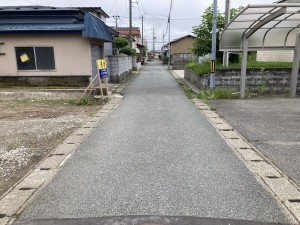 秋田市牛島東、土地の画像です