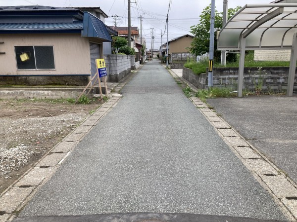 秋田市牛島東、土地の画像です