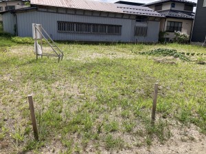 秋田市牛島東、土地の画像です
