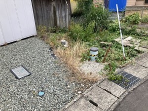 秋田市楢山共和町、土地の画像です