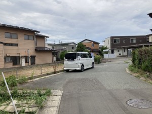 秋田市楢山共和町、土地の画像です