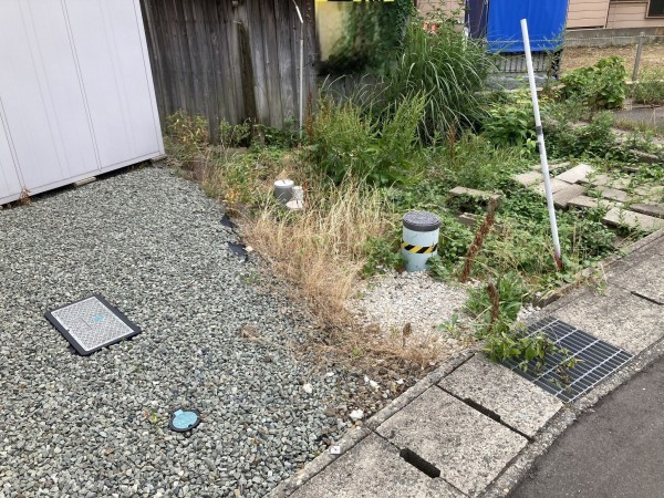 秋田市楢山共和町、土地の画像です