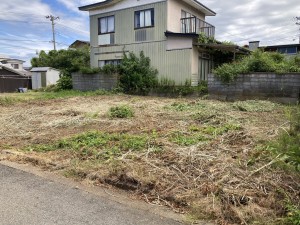 秋田市牛島東、土地の画像です