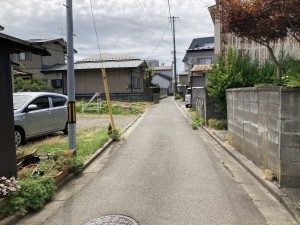 秋田市牛島東、土地の画像です