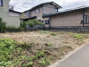 秋田市牛島東、土地の画像です