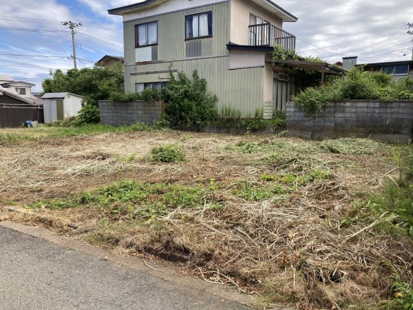 秋田市牛島東、土地の画像です