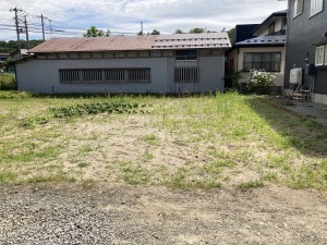 秋田市牛島東、土地の画像です