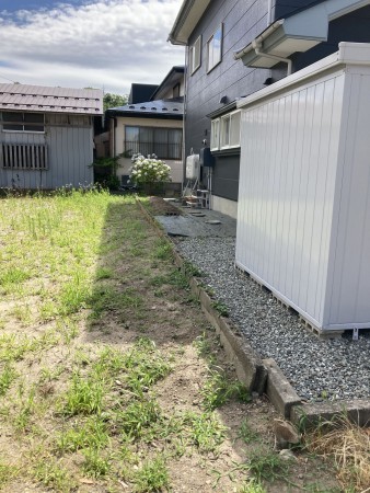 秋田市牛島東、土地の画像です