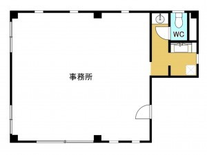 由利本荘市水林、収益物件/ビルの間取り画像です