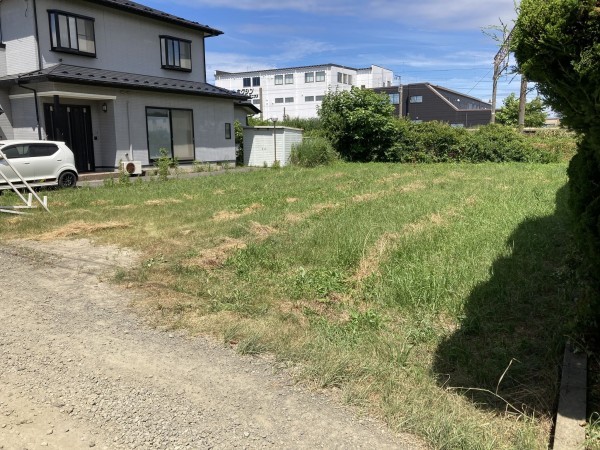 秋田市牛島西、土地の画像です