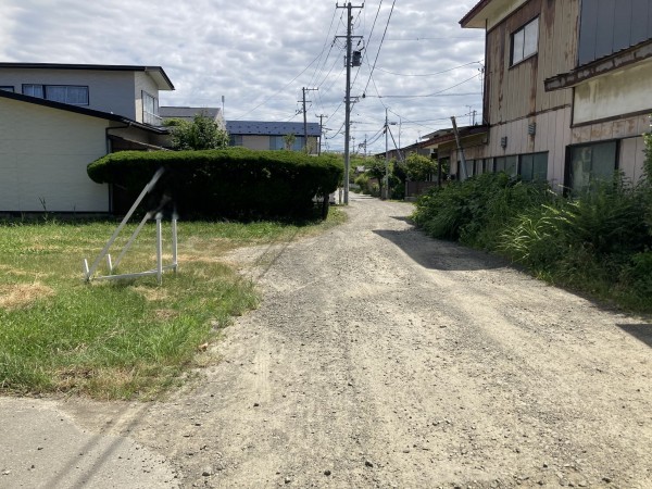 秋田市牛島西、土地の画像です