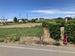 秋田市仁井田、土地の画像です