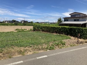秋田市仁井田、土地の画像です