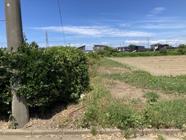 秋田市仁井田、土地の画像です