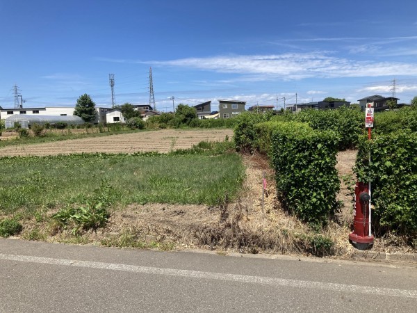 秋田市仁井田、土地の画像です