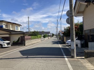 秋田市新屋松美ガ丘北町、土地の画像です