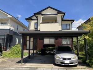 秋田市御所野地蔵田、中古一戸建ての外観画像です