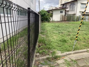 秋田市南通築地、土地の画像です