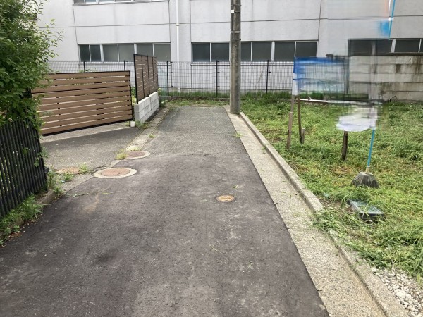秋田市南通築地、土地の画像です