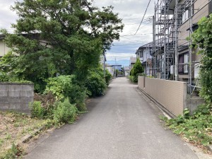秋田市泉中央、土地の画像です