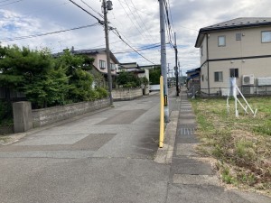 秋田市泉中央、土地の画像です