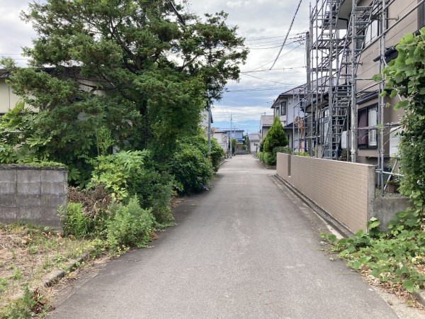 秋田市泉中央、土地の画像です