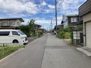 秋田市保戸野千代田町、土地の画像です