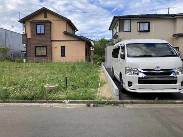 秋田市保戸野千代田町、土地の画像です